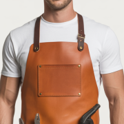 Buy Dusty Brown Edge Glow Welding Leather Apron