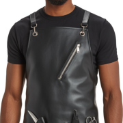 Shine Razor Flow Barber Leather Apron