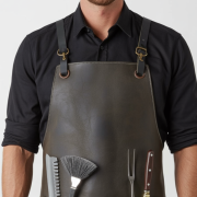 Buy Charcoal Edge Saw Butcher Leather Apron online