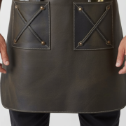 Butcher Leather Apron for sale in charcoal gray