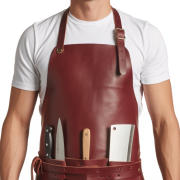 Buy Clay Edge Rend Butcher Leather Apron with brass hardware and tool pockets