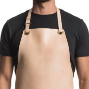 Natural Edge Fuse Bartender Leather Apron