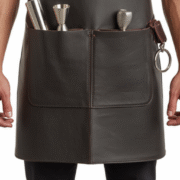 Bronze Blade Clean Bartender Leather Apron