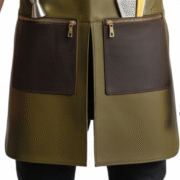 Olive Shear Dash Bartender Leather Apron