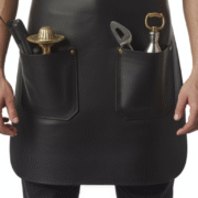 Rustic Iron Blend Bartender Leather Apron