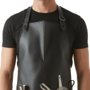 Espresso Razor Line Bartender Leather Apron