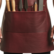 Ginger Axe Touch Woodworker Leather Apron for sale