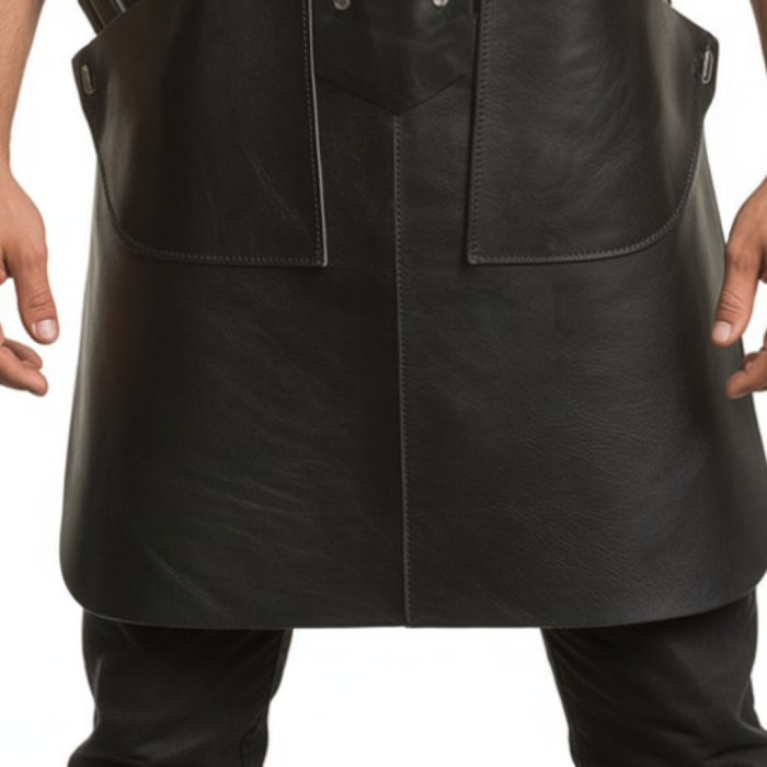 Premium Mahogany Woodworker Leather Apron for sale