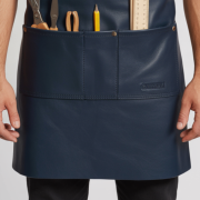 Buy Navy Blade Vein Woodworker Leather Apron online
