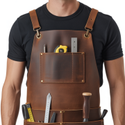 Buy Rawhide Iron Curve Woodworker Leather Apron online