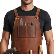 Buy Espresso Axe Whisper Woodworker Leather Apron Online