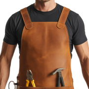 Buy Saddle Iron Grain Woodworker Leather Apron online
