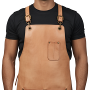 Dark Natural Iron Storm Blacksmith Leather Apron