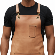 Natural Flame Tongue Blacksmith Leather Apron