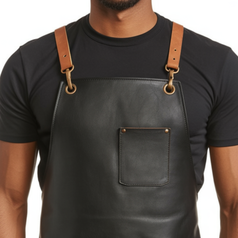 Black Flame Veil Blacksmith Leather Apron
