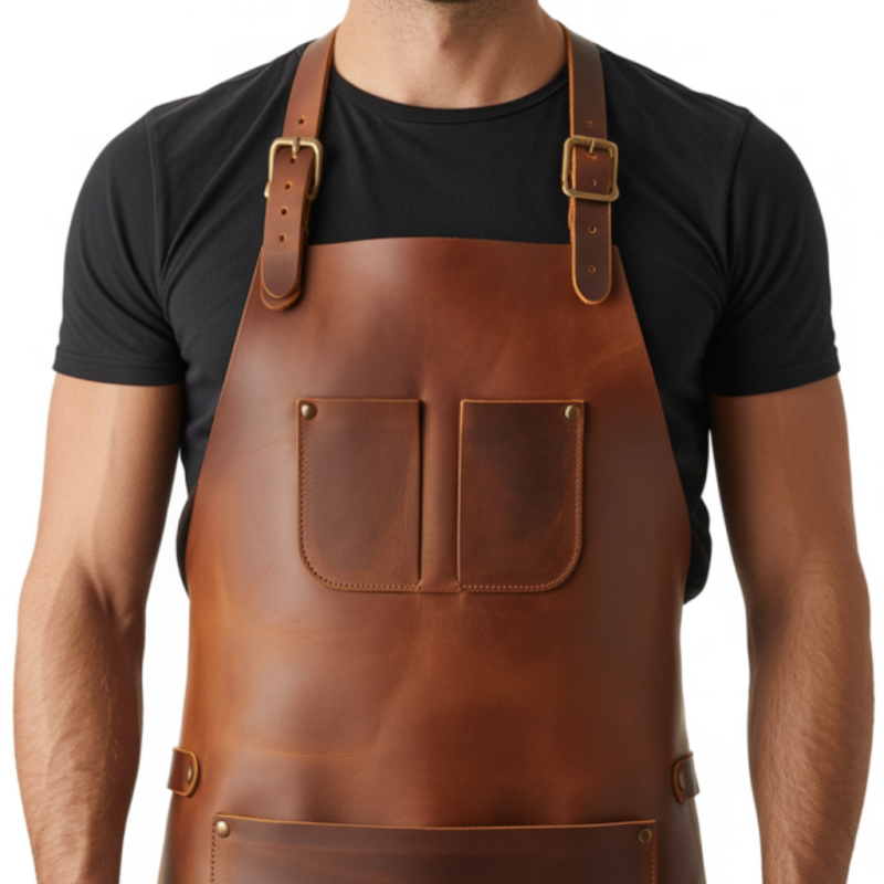 Brown Steel Reign Blacksmith Leather Apron