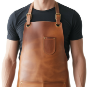 Tan Iron Fang Blacksmith Leather Apron
