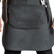 Charcoal Blood Spark Welding Leather Apron for welders.