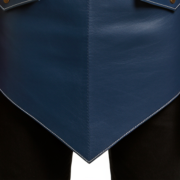 Blue Blade Edge Barber Leather Apron