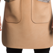 Natural Iron Blaze BBQ Leather Apron
