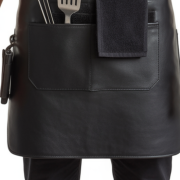 Black Edge Roast BBQ Leather Apron