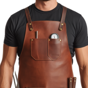 Dusty Iron Smolder BBQ Leather Apron