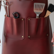 Reddish Blade Bark BBQ Leather Apron
