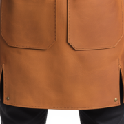 durable full-grain driftwood butcher apron Apron Forge