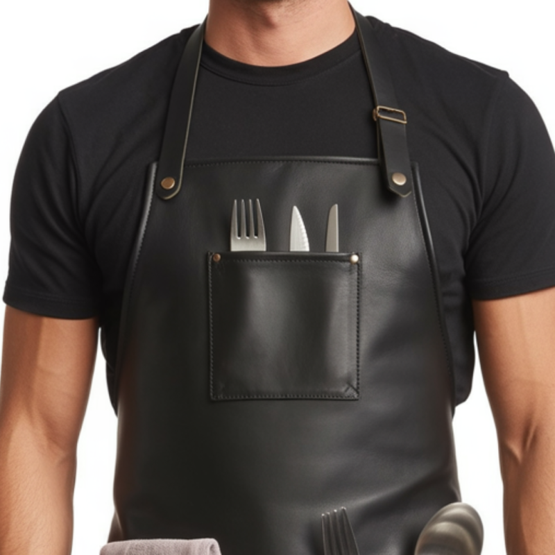 Buy Amber Edge Steam Cooking Leather Apron Online