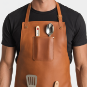 Honey Edge Broil Cooking Leather Apron for chefs