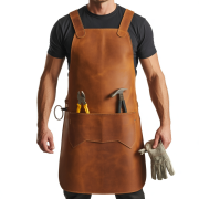 Saddle Iron Grain Woodworker Leather Apron