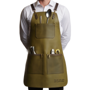 Onyx Edge Fade Bartender Leather Apron