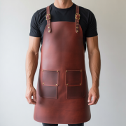 Whiskey Edge Forge Blacksmith Leather Apron
