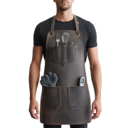 Charcoal Axe Tender BBQ Leather Apron