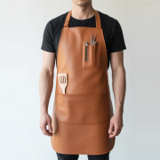 Walnut Blade Roast Cooking Leather Apron