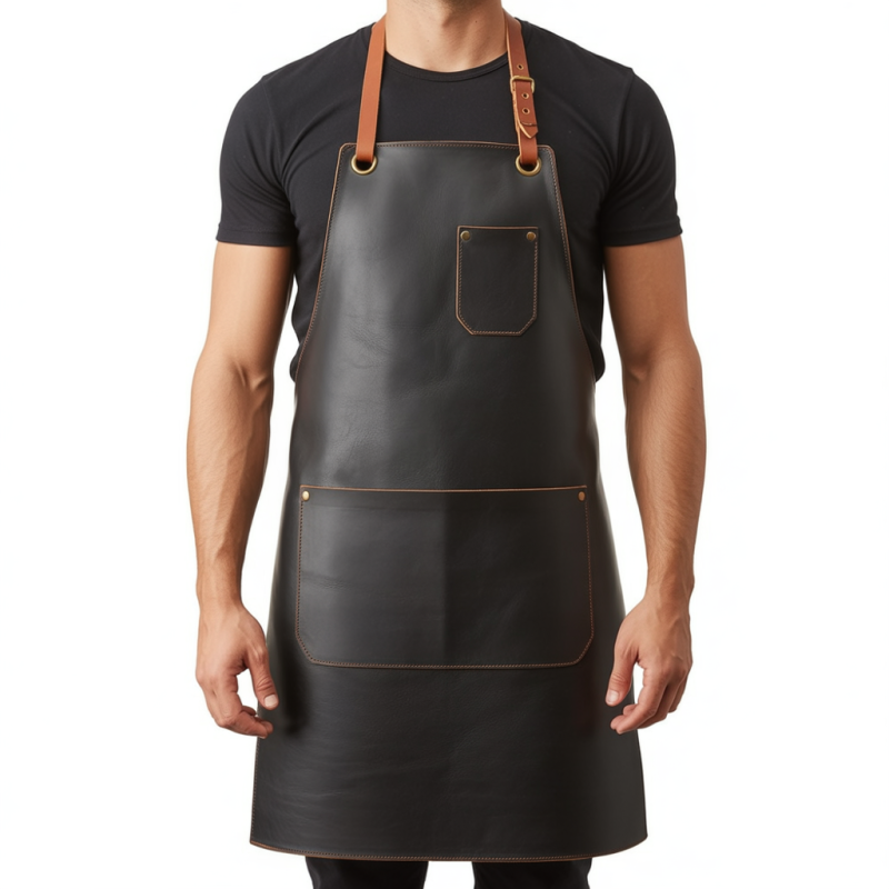 Black Iron Scar Blacksmith Leather Apron