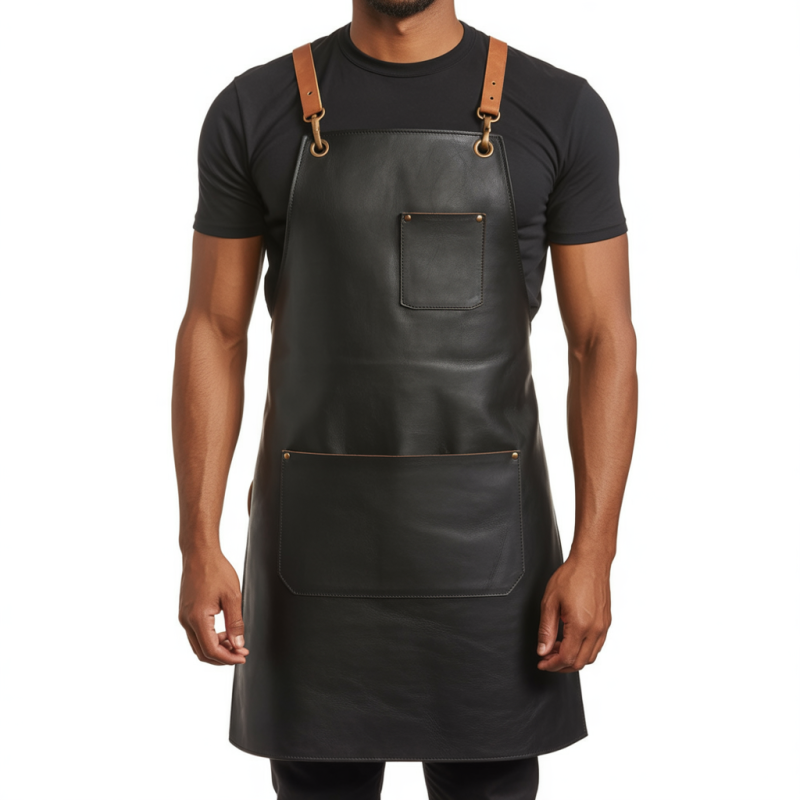 Black Flame Veil Blacksmith Leather Apron