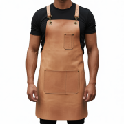 Natural Flame Tongue Blacksmith Leather Apron