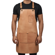 Dark Natural Iron Storm Blacksmith Leather Apron