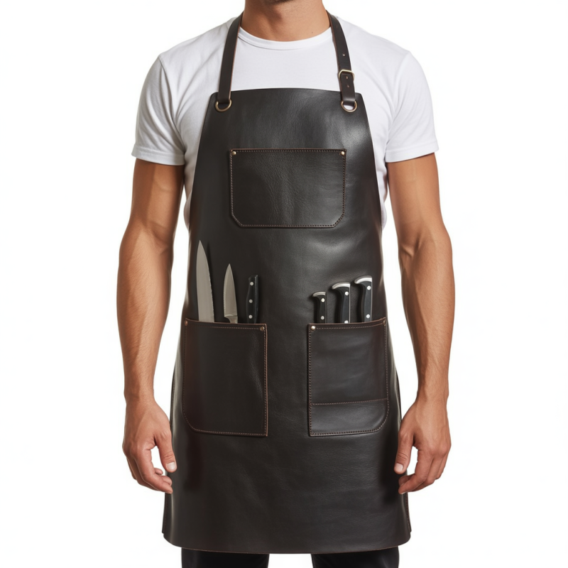 Black Axe Rend Butcher Leather Apron