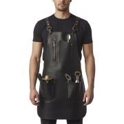Rustic Iron Blend Bartender Leather Apron