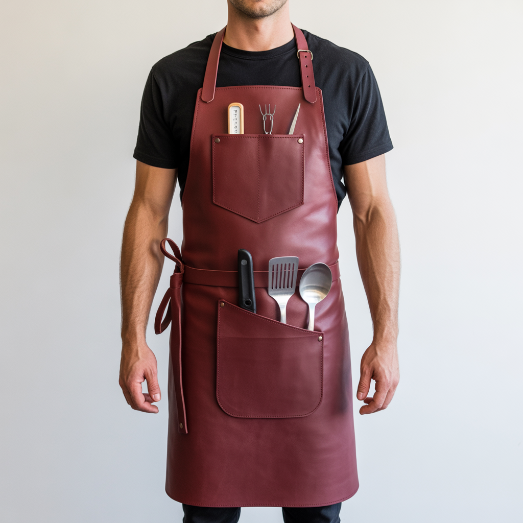 Redish Edge Simmer Cooking Leather Apron