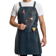 Navy Edge Flame Welding Leather Apron