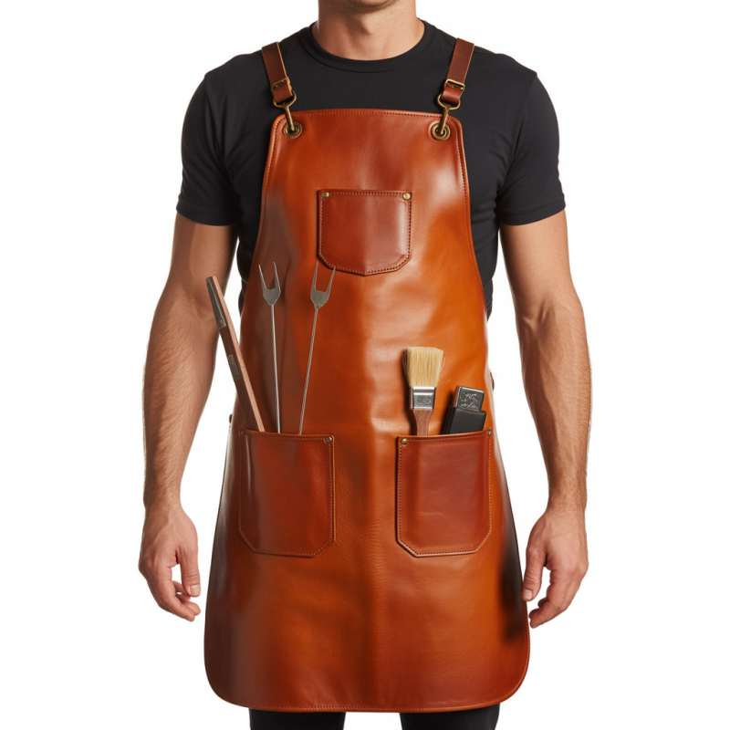Bark Edge Ignite BBQ Leather Apron