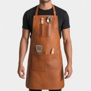 Honey Edge Broil Cooking Leather Apron