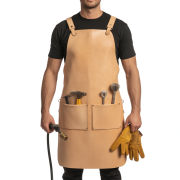 Chestnut Edge Flash Welding Leather Apron