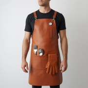 Ginger Blade Dash Cooking Leather Apron