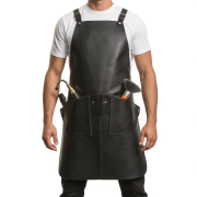 Mahogany Axe Knot Woodworker Leather Apron