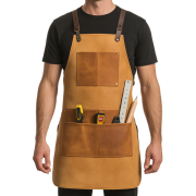 Caramel Steel Plane Woodworker Leather Apron