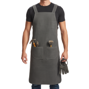Charcoal Edge Strike Welding Leather Apron